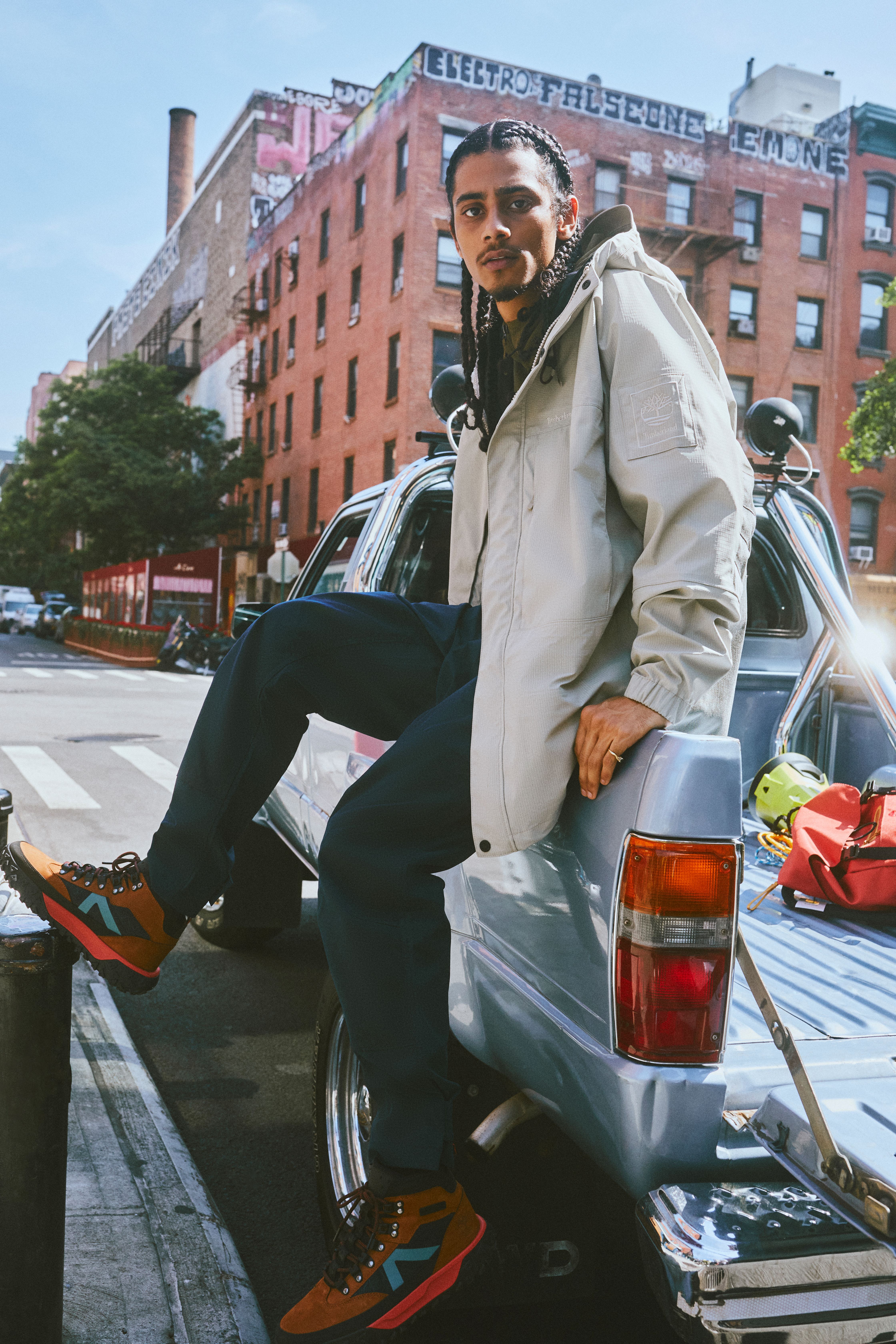 TIMBERLAND CORDURA面料户外防水派克大衣 - 男款.jpg