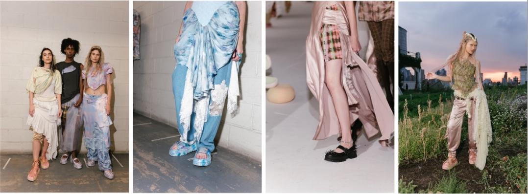 A collage of women's legs Description automatically generated